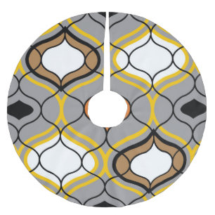 Golvende lijnen, naadloos geometrisch patroon. kerstboom rok