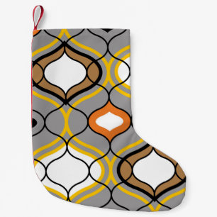 Golvende lijnen, naadloos geometrisch patroon. kleine kerstsok