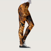 Golvende lijnen, ronde deeltjes, snaartheorie. leggings (Rechts)