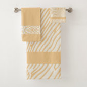 Golvende mosterd set bad handdoek (Insitu)