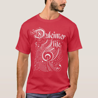 Golvende muziek Dulcimer Life T-shirt