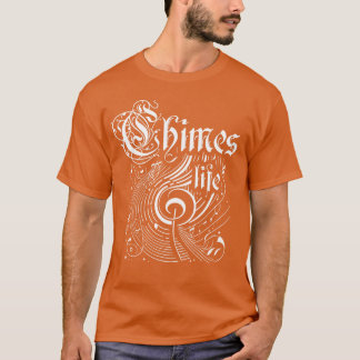 Golvende muziek klokkenspel leven t-shirt