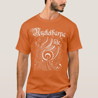 Golvende muziek Nyckelharpa Leven T-shirt