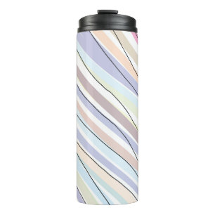 Golvende Pastelkleuren Thermosbeker