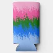Golvende Trippy Abstract Omniromantische Pride Vla (Achterkant)