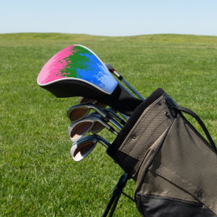 Golvende Trippy Abstract Omniromantische Pride Vla Golfheadcover
