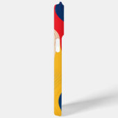 Golvende vormen in geel, blauw en rood Case-Mate iPhone case (Achterkant / Rechts)