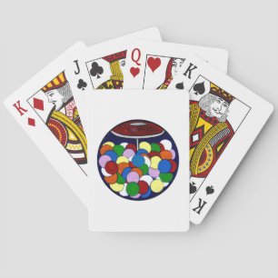 Gom Ball-machine Pokerkaarten