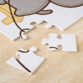 Goma die perzikhaar maakt Puzzle Legpuzzel (Zijkant)