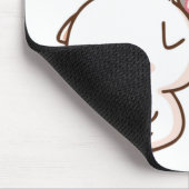 Goma making peach hair Mouse Pads Muismat (Hoek)