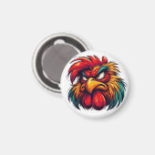 Gomer the Infuriated Rooster Magnet (Recto/Verso)