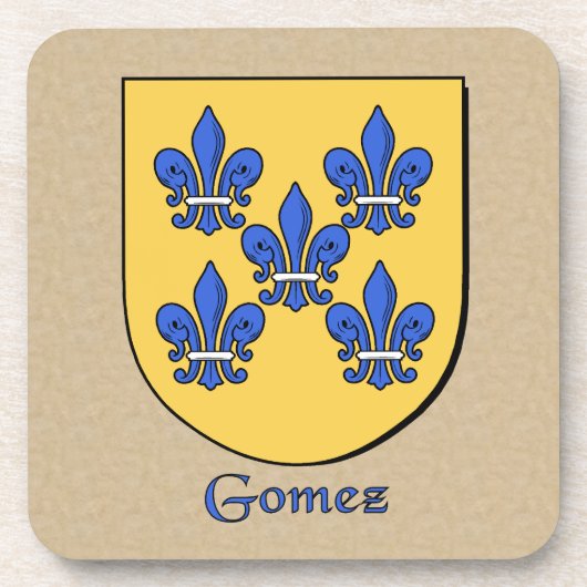 Gomez Family Shield Onderzetter (Voorkant)