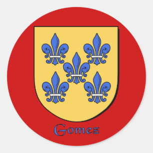 Gomez Family Shield Stickers