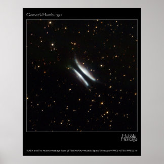 Gomez's hamburgers Hubble Telescope Foto Poster