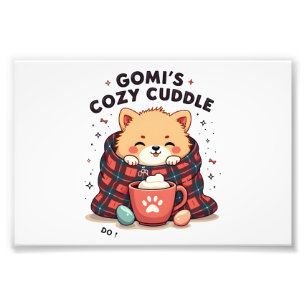 Gomis Cozy Cuddle Vintage Hond Deken Ontwerp Niet Foto Afdruk