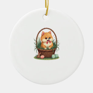 Gomi's Pasen Rommel Vintage Zoete Pasen Hond Vecto Keramisch Ornament