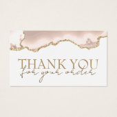 Gomme ivoire merci carte de réduction (Devant)