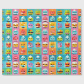 Gommes - Vacances et Anniversaires Papier cadeau (Plat)