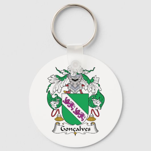 Goncalves Family Crest Sleutelhanger (Voorkant)