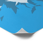 gondelrit | Ski Mountain Winter Schilderij Poster (Hoek)