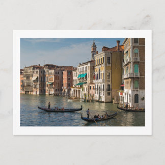 Gondels en paleizen, Grand Canal, Venetië, Italië Briefkaart
