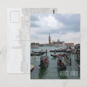 Gondels in Venetië Italië Vakantie Souvenir Briefkaart