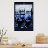 Gondoals van Venetië Poster (Keuken)
