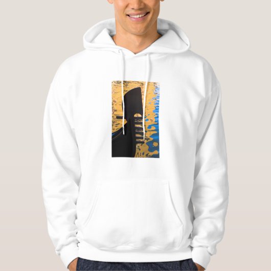 Gondola en waterrimpels, Italië Hoodie (Voorkant)