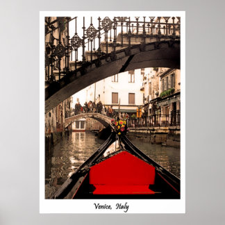GONDOLA ONDER BRIDGE, poster