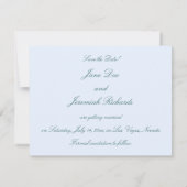 Gondola Save-the-Date Kaarten (Achterkant)