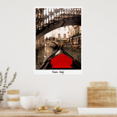GONDOLA SOUS PONT, affiche (Cuisine)