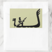 Gondola , Venice Rechthoekige Sticker (Tas)