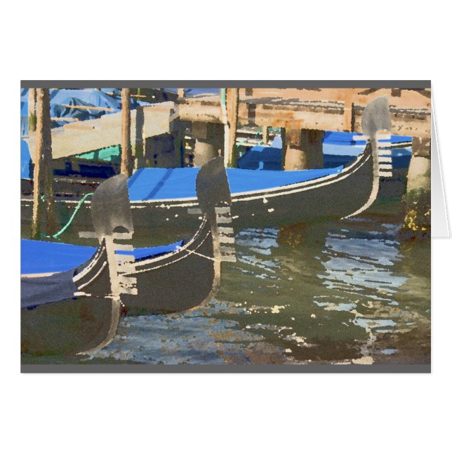 Gondolas à Venise, Italie (Devant horizontal)