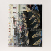 Gondolas garés à Venise Italie Puzzle (Vertical)