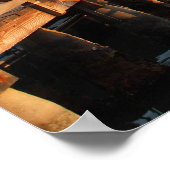 Gondolas in het poster van Venetië (Hoek)