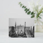 Gondolas in Venetië Briefkaart (Staand voorkant)