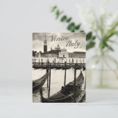 Gondolas in Venetië Briefkaart (Staand voorkant)