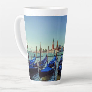 Gondolas in Venetië, Italië Latte Mok