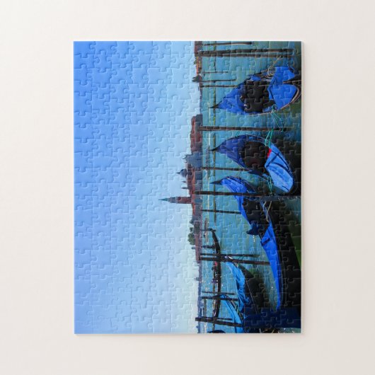 Gondolas in Venice - Puzzle Legpuzzel (Verticaal)