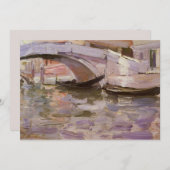 Gondolas van John Singer Sargent, Impressionisme A (Voorkant / Achterkant)