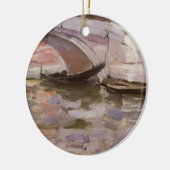 Gondolas van John Singer Sargent, Impressionisme A Keramisch Ornament (Links)