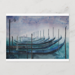 Gondolas van Venetië Briefkaart