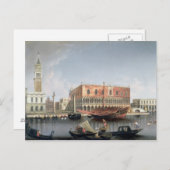 Gondolas voor St. Marks Square, Venetië Briefkaart (Voorkant / Achterkant)