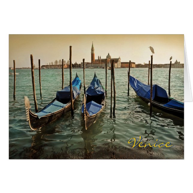 Gondoles de Venise (Devant horizontal)