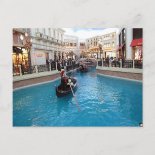 Gondoles Venetian Las Vegas Photo Carte Postale