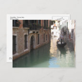 Gondolier de Venise - carte postale (Devant / Derrière)