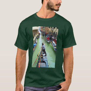 Gondolier in de mode van Venetië T-shirt