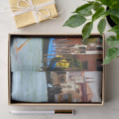 Gondolier in Venetië Tissuepapier (Geschenk)