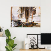Gondoliers’ Siesta van John Singer Sargent Poster (Thuiskantoor)