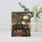 Gondolier's sonata briefkaart (Staand voorkant)